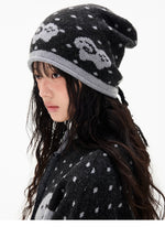 Fair Isle Sheep Jacquard Knit Beanie