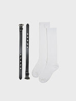 Belt Ribbed Socks