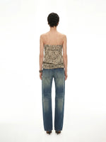 Lyocell Linen Leopard Bandeau