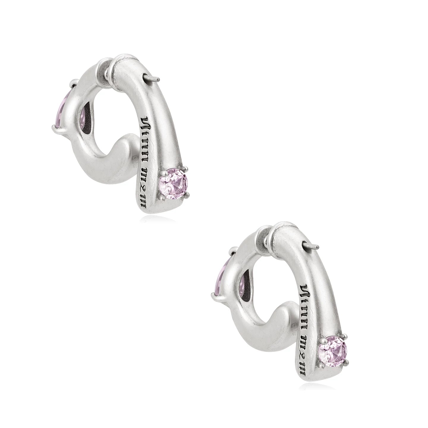Vintage Gold &amp; Silver Zircon Earrings