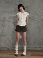 Floral Ruffle Blouse