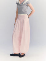 Plaid Lantern Pants