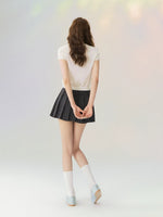 White Little Star Knit T-shirt