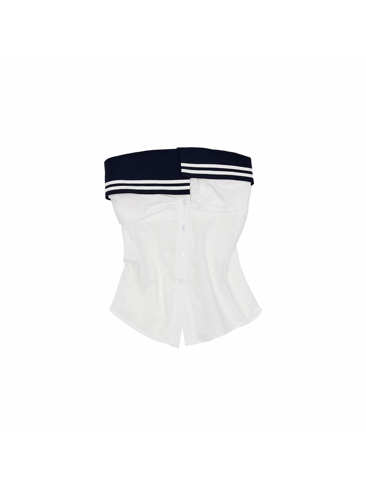 Asymmetrical Halter Corset Top