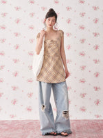 Light Blue Washed Wide Leg Jeans