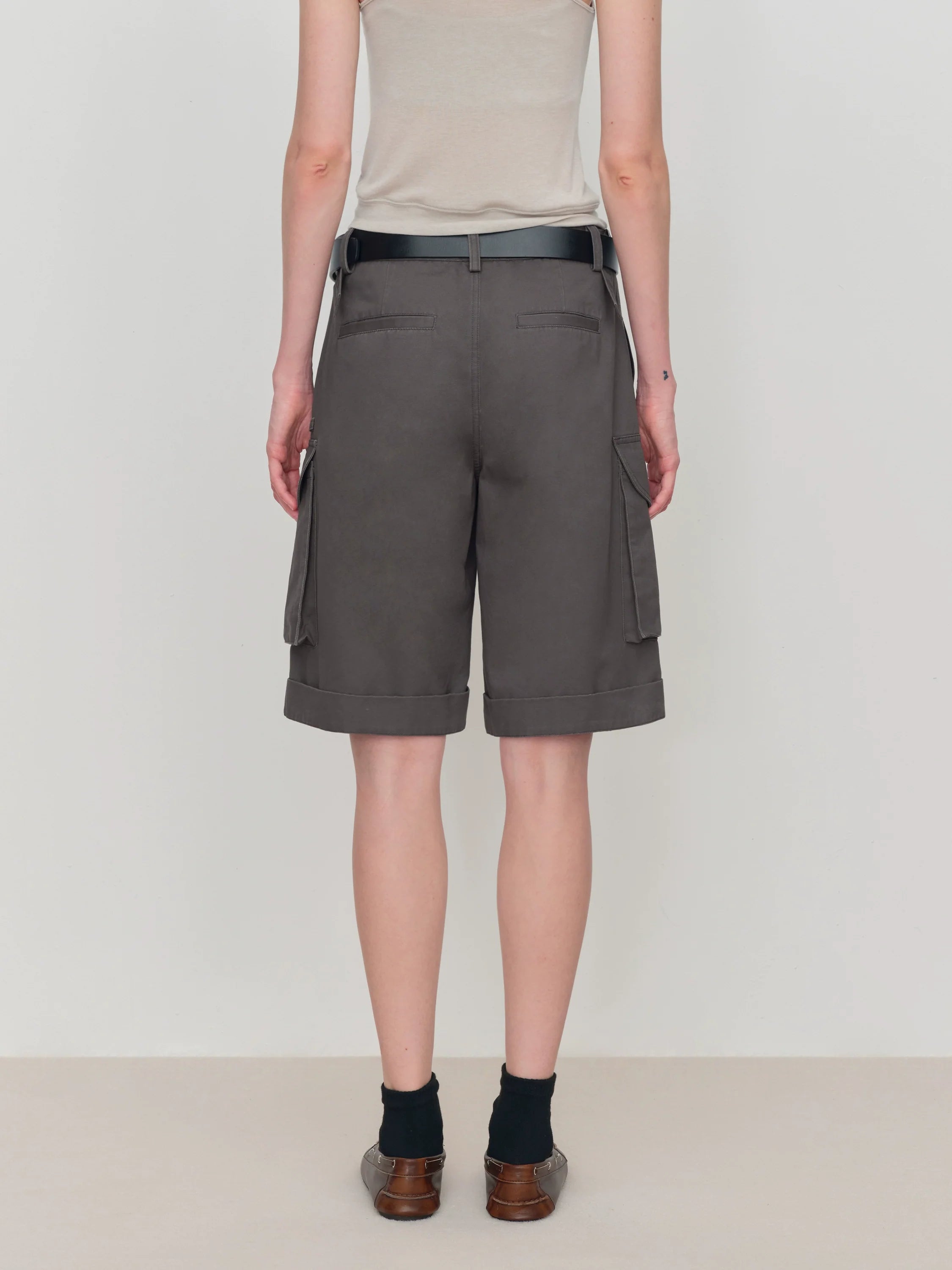 Cargo Pocket Low-Rise Shorts