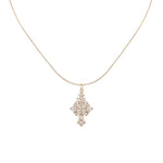 Full Diamond Retro Cross Choker