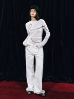 Mohair Wool Layered Knit Sweater