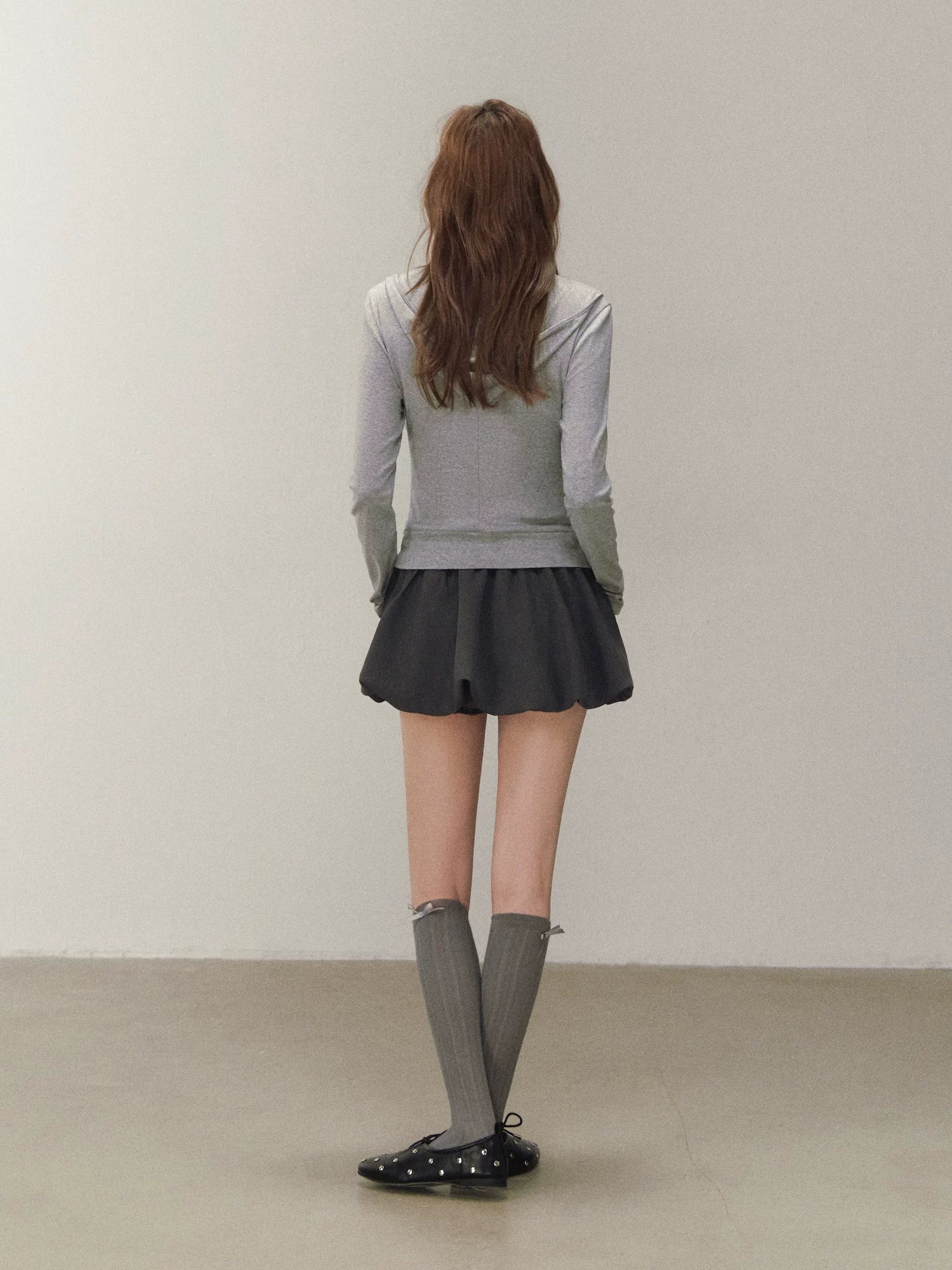 Cross Hooded Long Sleeve Tee
