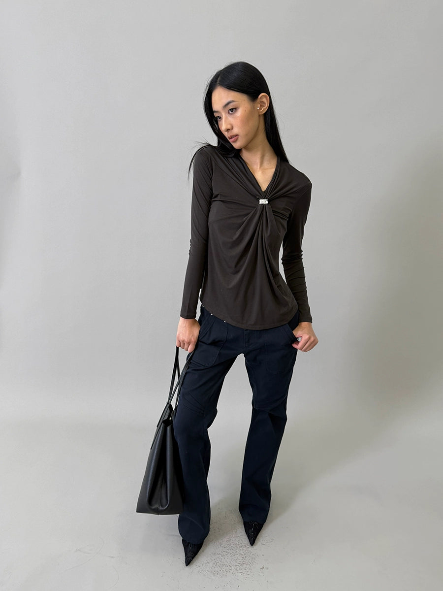Fitted Metal-Button Wool-Blend Cropped Jacket