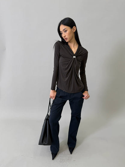 Fitted Metal-Button Wool-Blend Cropped Jacket