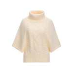 High-Neck Jacquard Knit Top