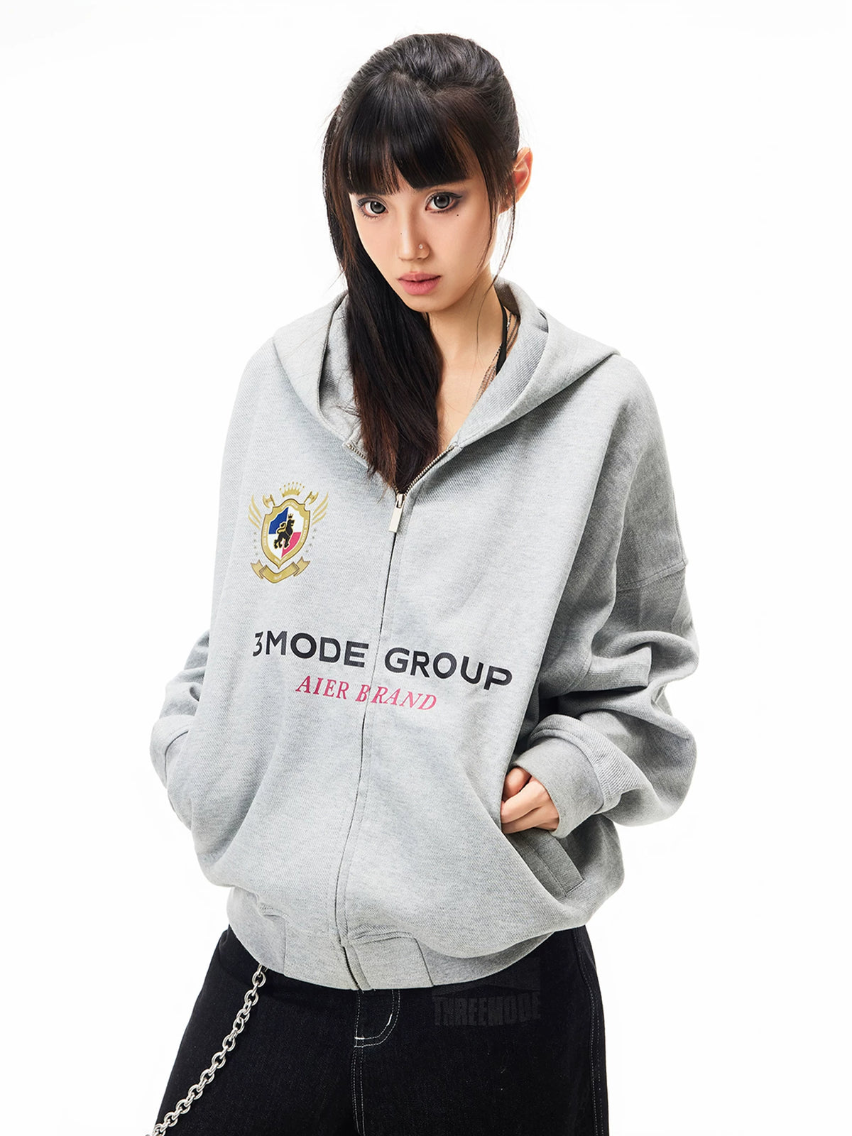 Vintage Printed Oversized Hoodie