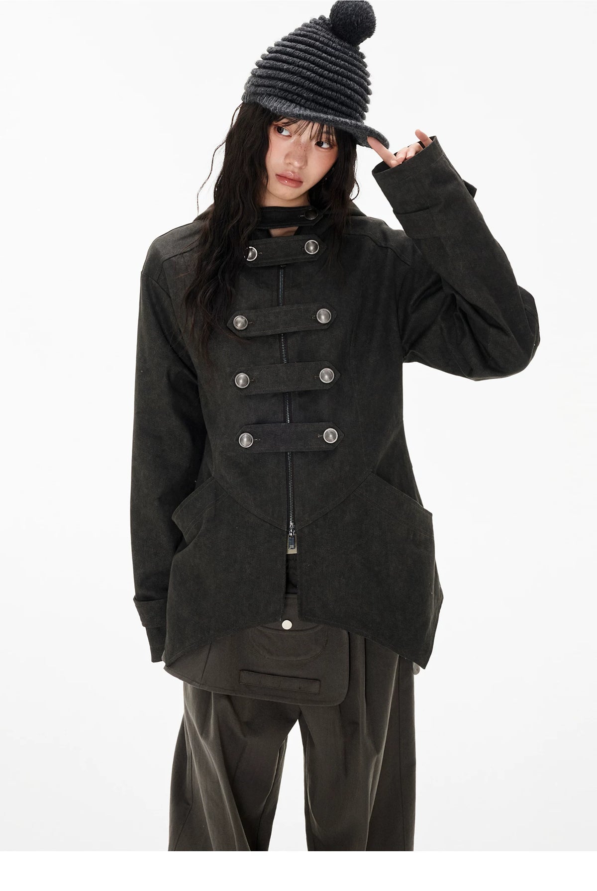 Napoleon Hooded Denim Jacket