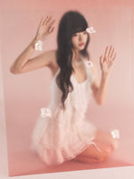 White Ruffle Halter Dress