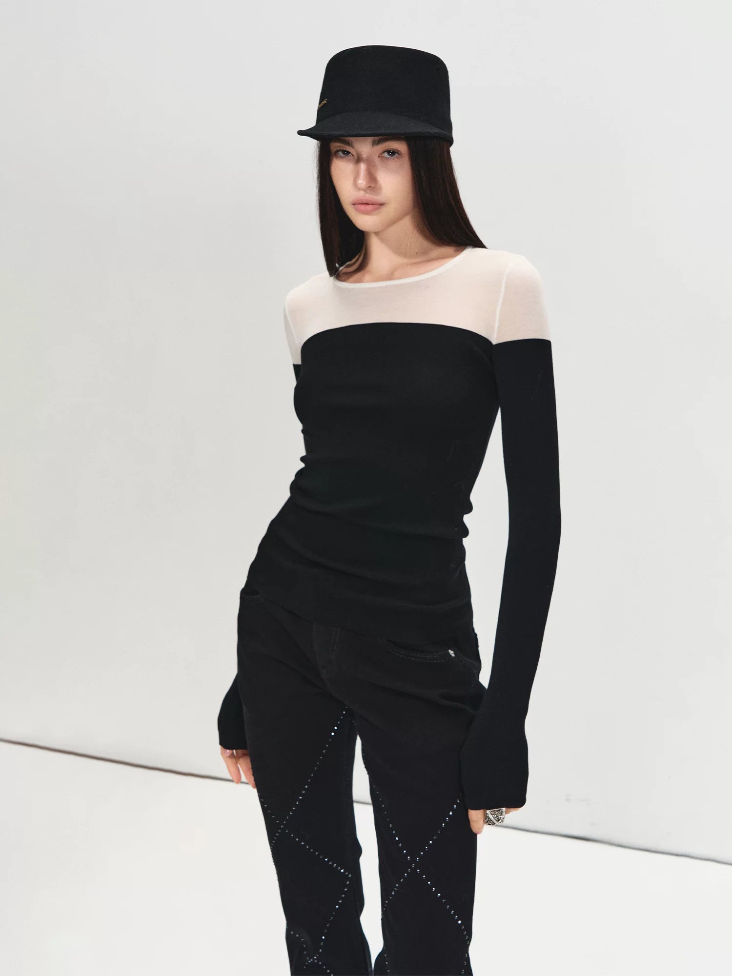 Lyocell Silk Layered Base Top