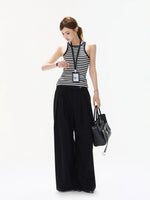 Striped Knit Tank Top