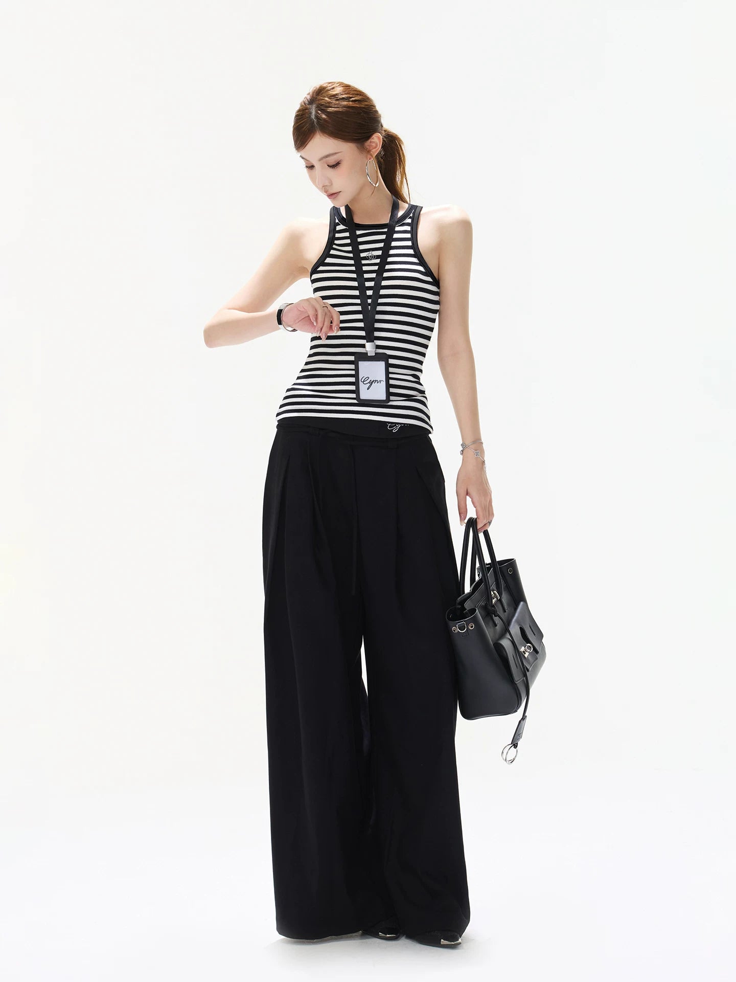 Striped Knit Tank Top