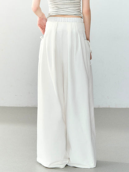 Double-Waist Oversized Wide Leg Pants