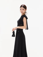 Black Swan Mesh Maxi Dress