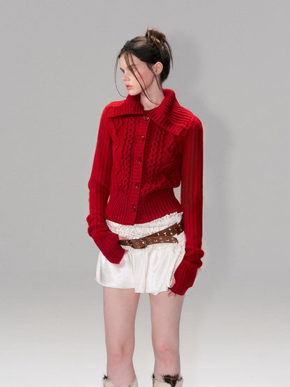 Sunset Cable Knit Top