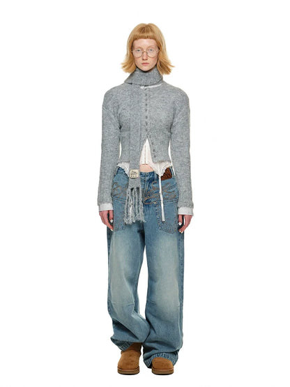 Ribbed Knit Cardigan