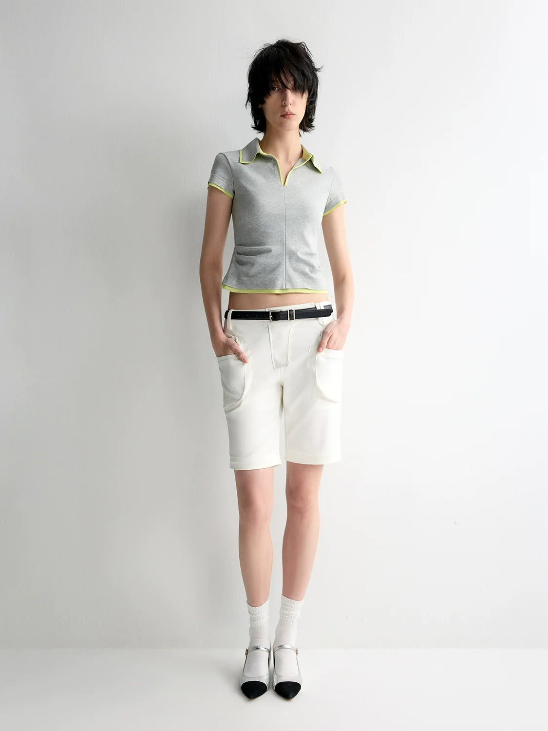 Two-in-One Removable Flared Casual Pants