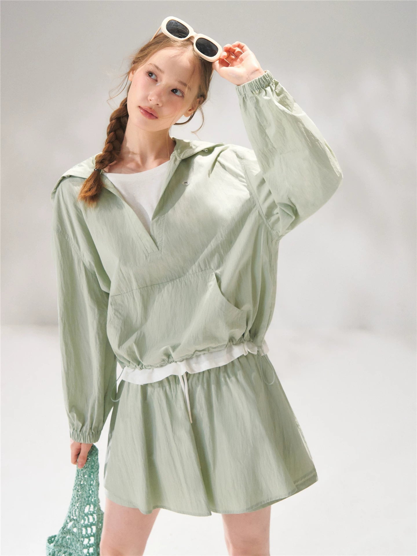 Hooded Drawstring Set