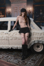 Tattoo Mesh Long Sleeve Top