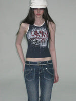 Graphic Tee Camisole Set