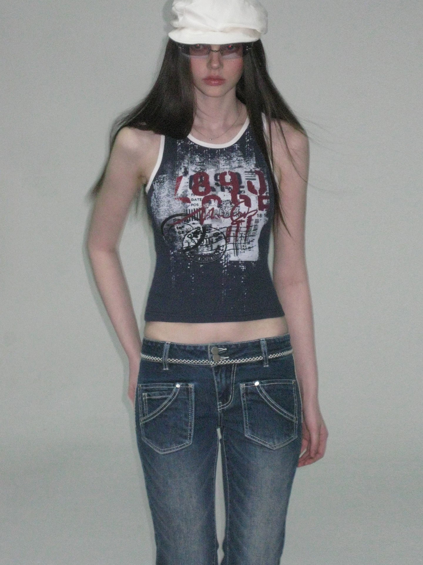 Graphic Tee Camisole Set