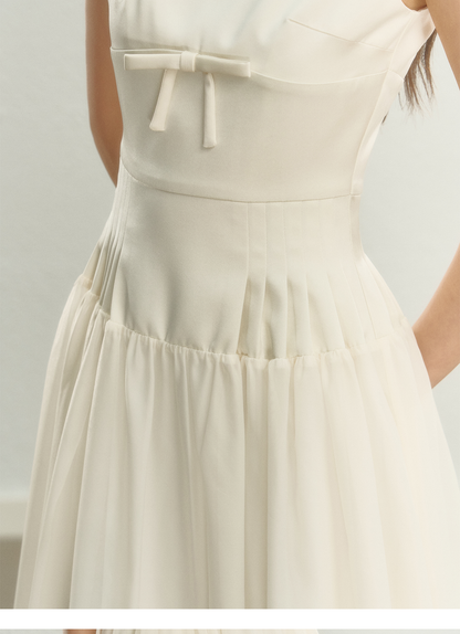 Milk White Square Neck Cami Dress