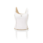 Color Block Mock Two-Piece Halter Top
