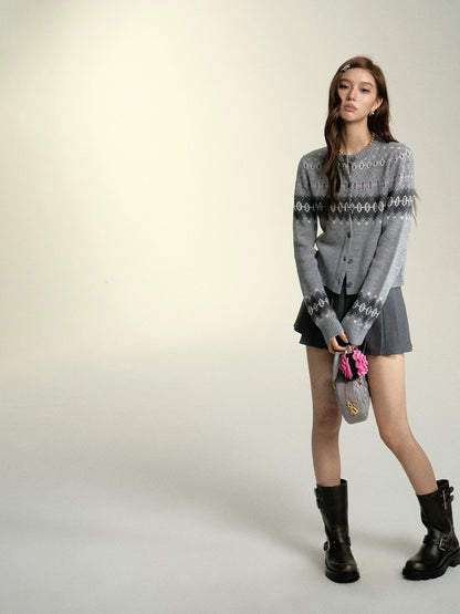 Fair Isle Wool Cardigan