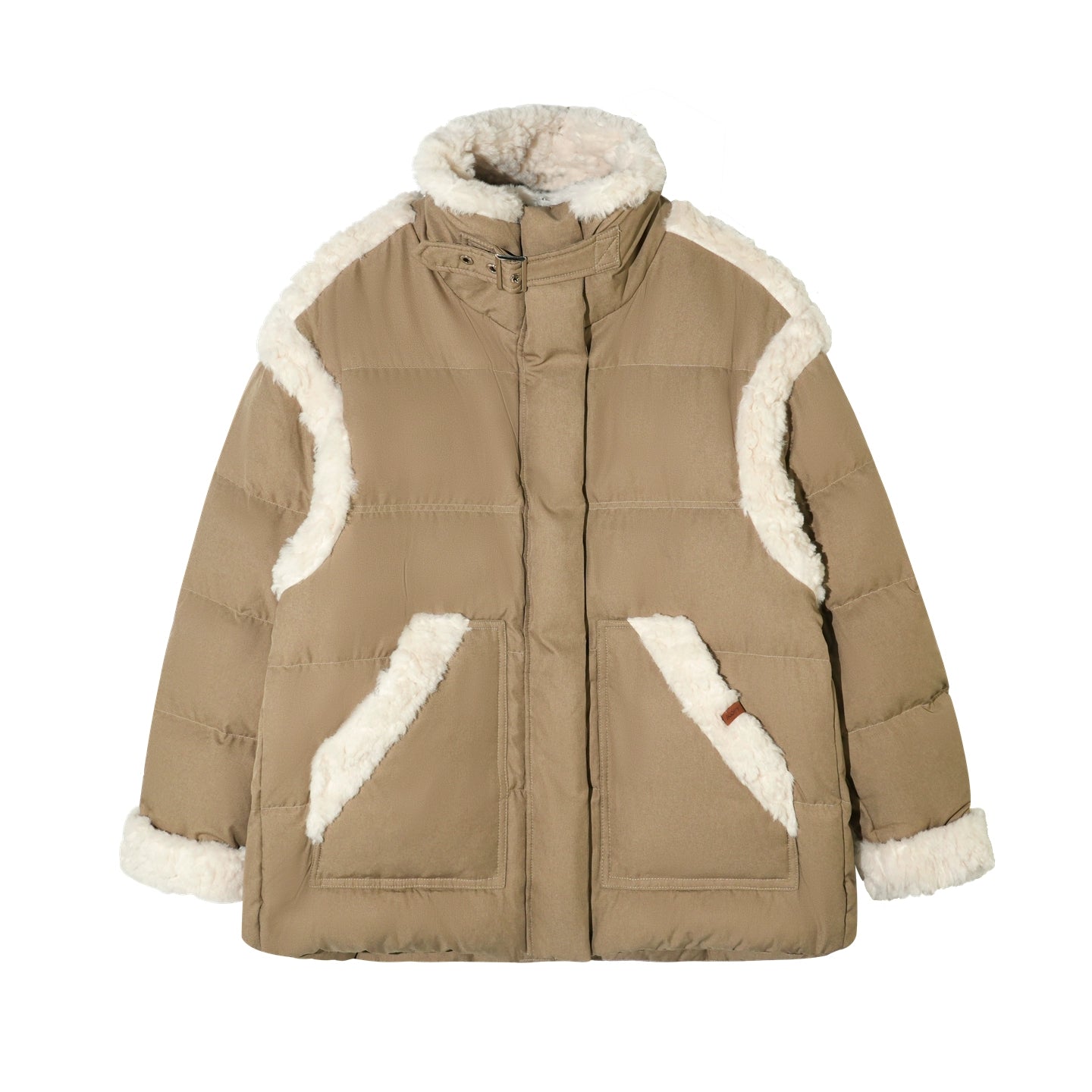 Sherpa Panel Down Jacket