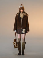 Reversible Plaid Sherpa Jacket