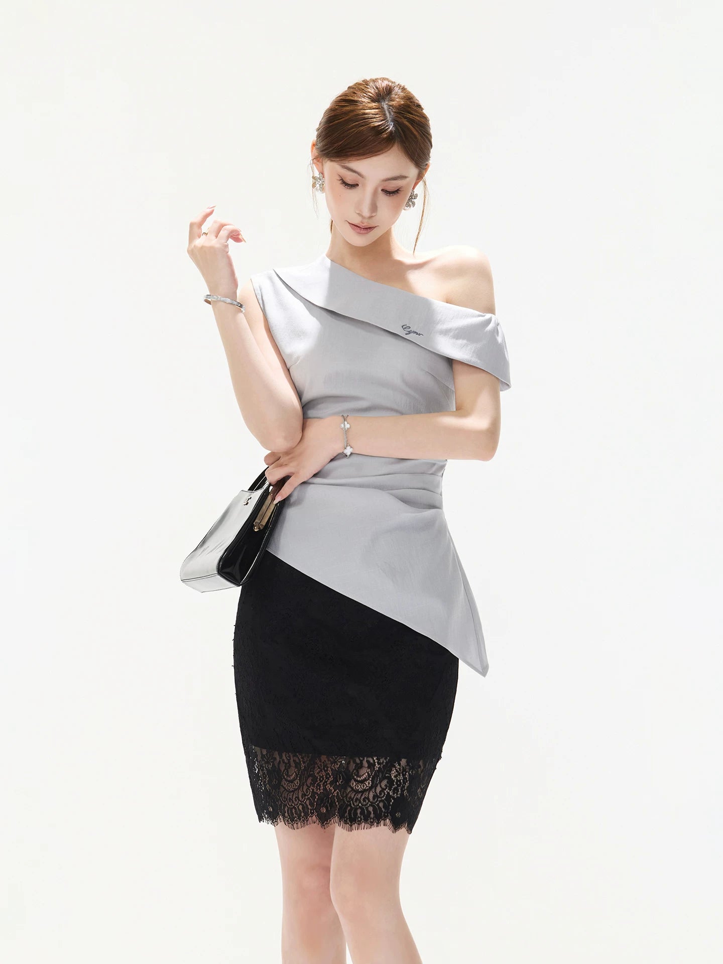 Asymmetric Halter Top