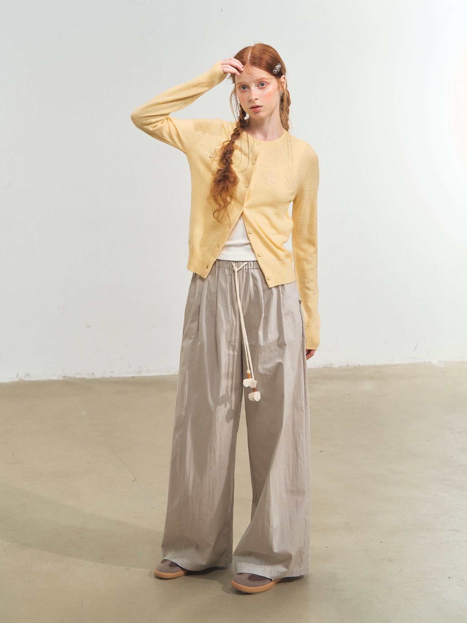 Relaxed Blade-Cut Trousers