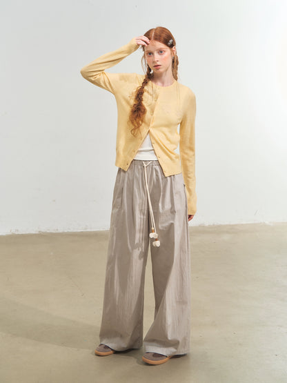 Relaxed Blade-Cut Trousers