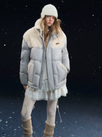 Shearling Patch Stand Collar Jacket