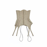Suede Garter Corset Belt