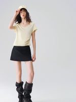Linen A Line Skirt