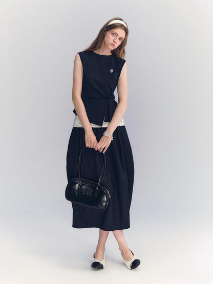 Twist Top Skirt Set