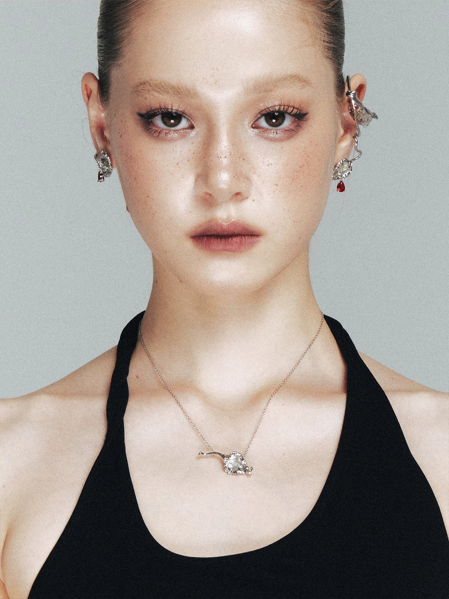 Floral Fine Chain Necklace