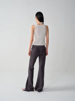 Cooling Modal Low-Waist Flared Wide-Leg Pants
