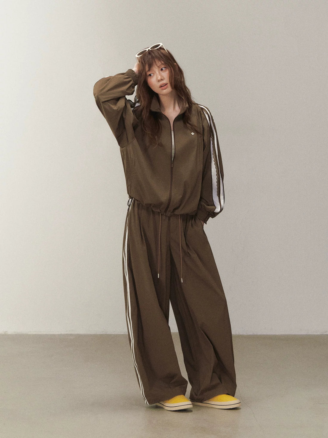 Ribbon Wide Leg Pants