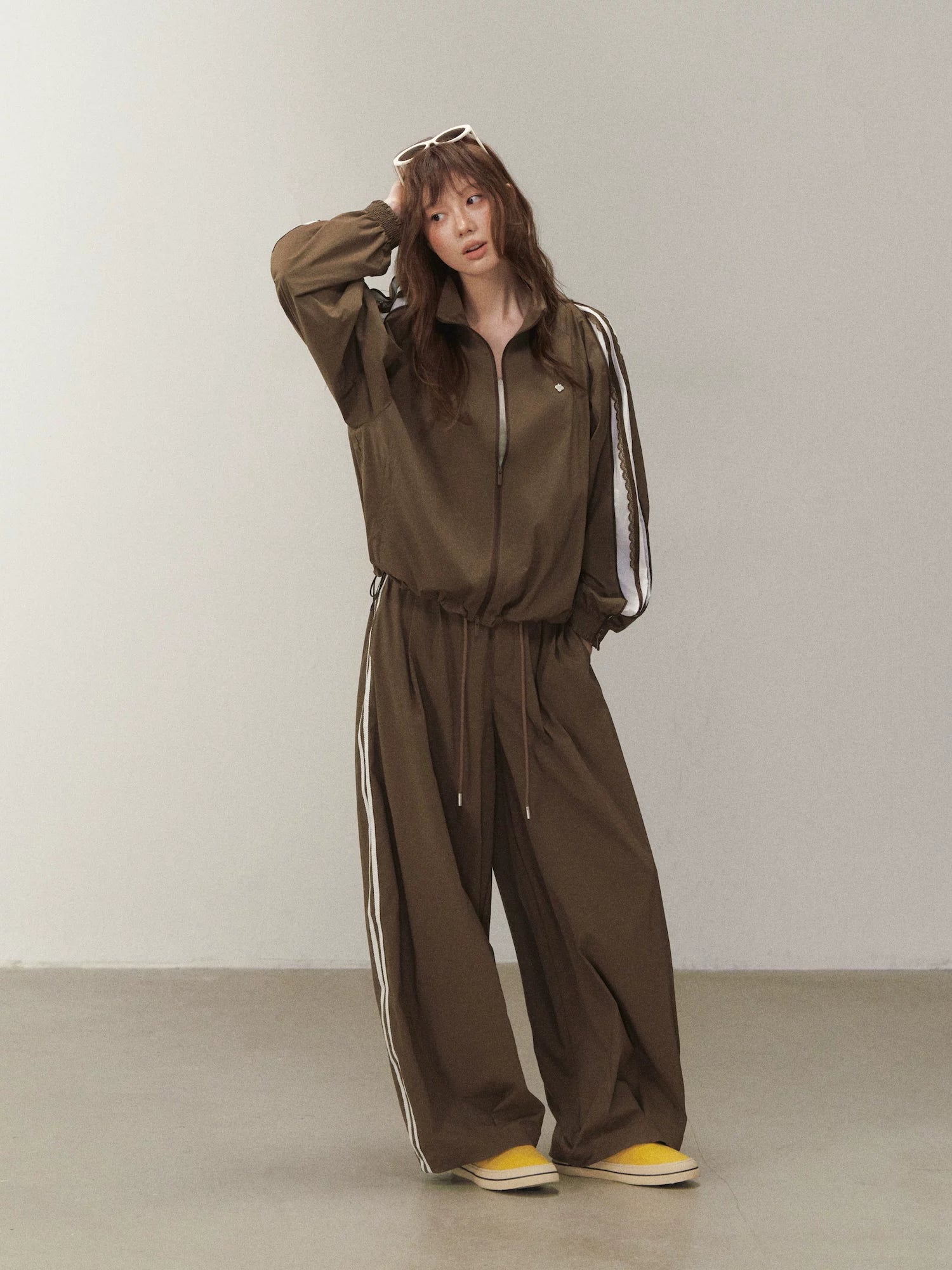 Ribbon Wide Leg Pants
