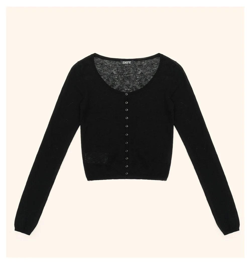 Compass Classic Superfine Wool Knitted Cardigan