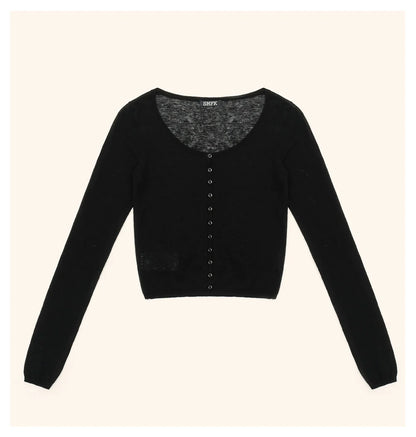 Compass Classic Superfine Wool Knitted Cardigan