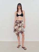 Irregular Flowy Mesh Skirt